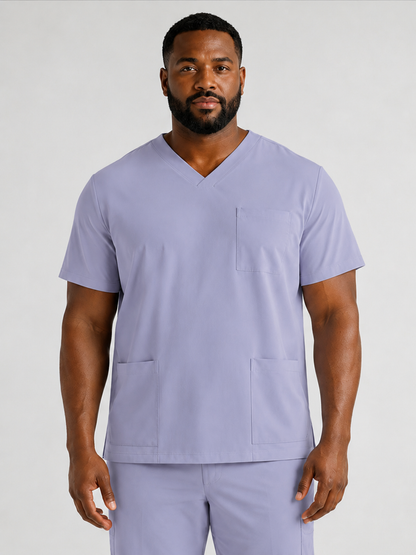 Men's Sana Triple Pocket Scrub Top