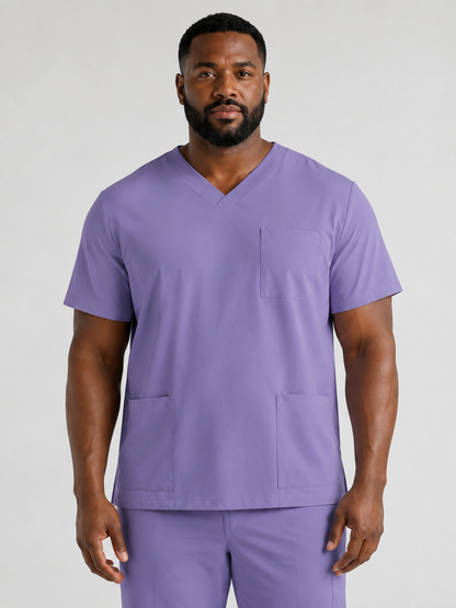 Men's Sana Triple Pocket Scrub Top