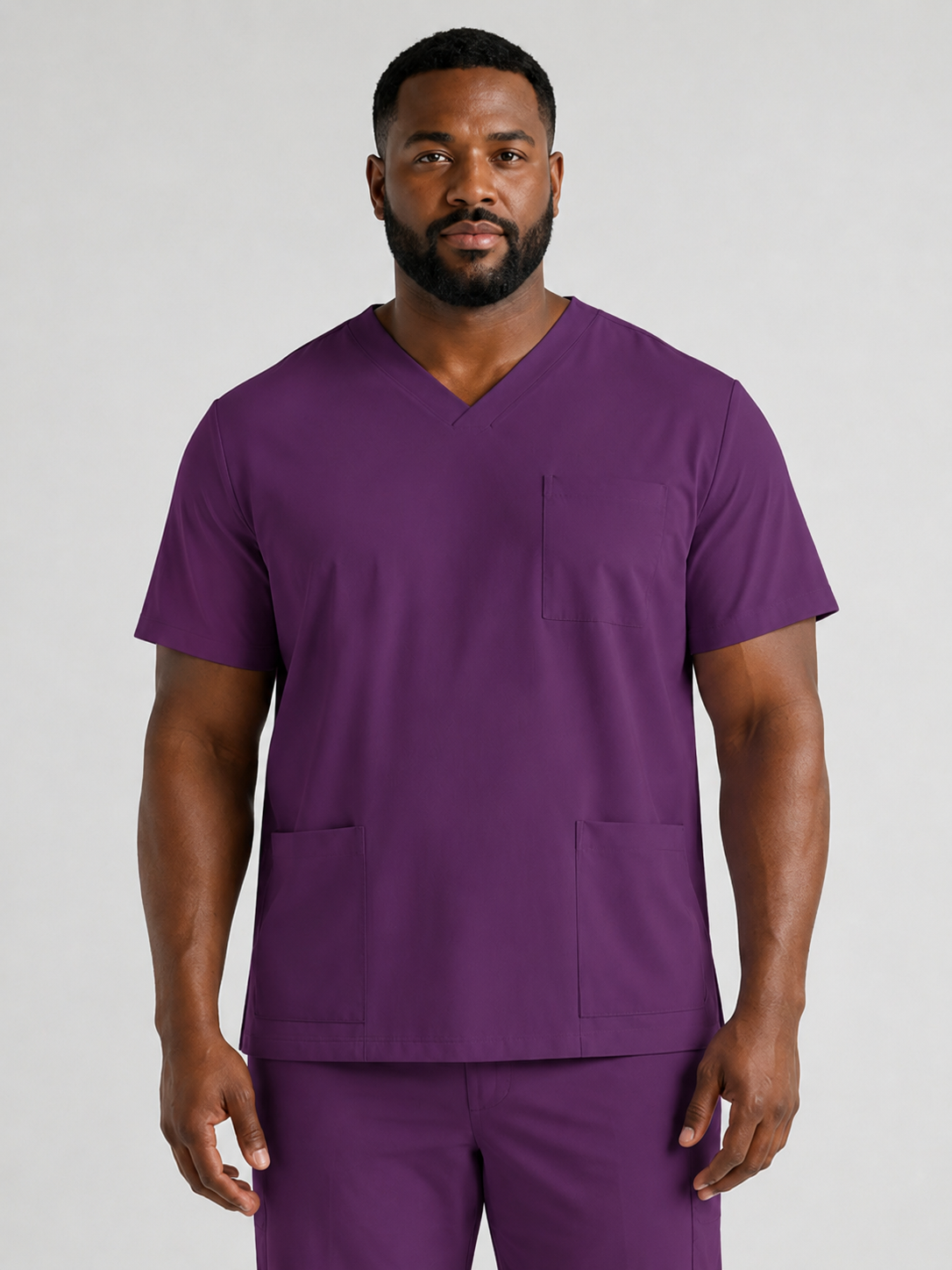 Men's Sana Triple Pocket Scrub Top