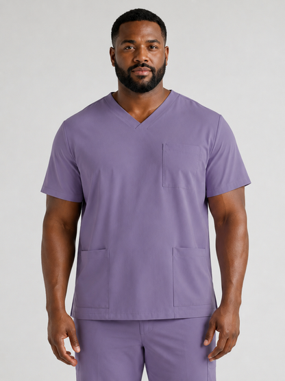 Men's Sana Triple Pocket Scrub Top