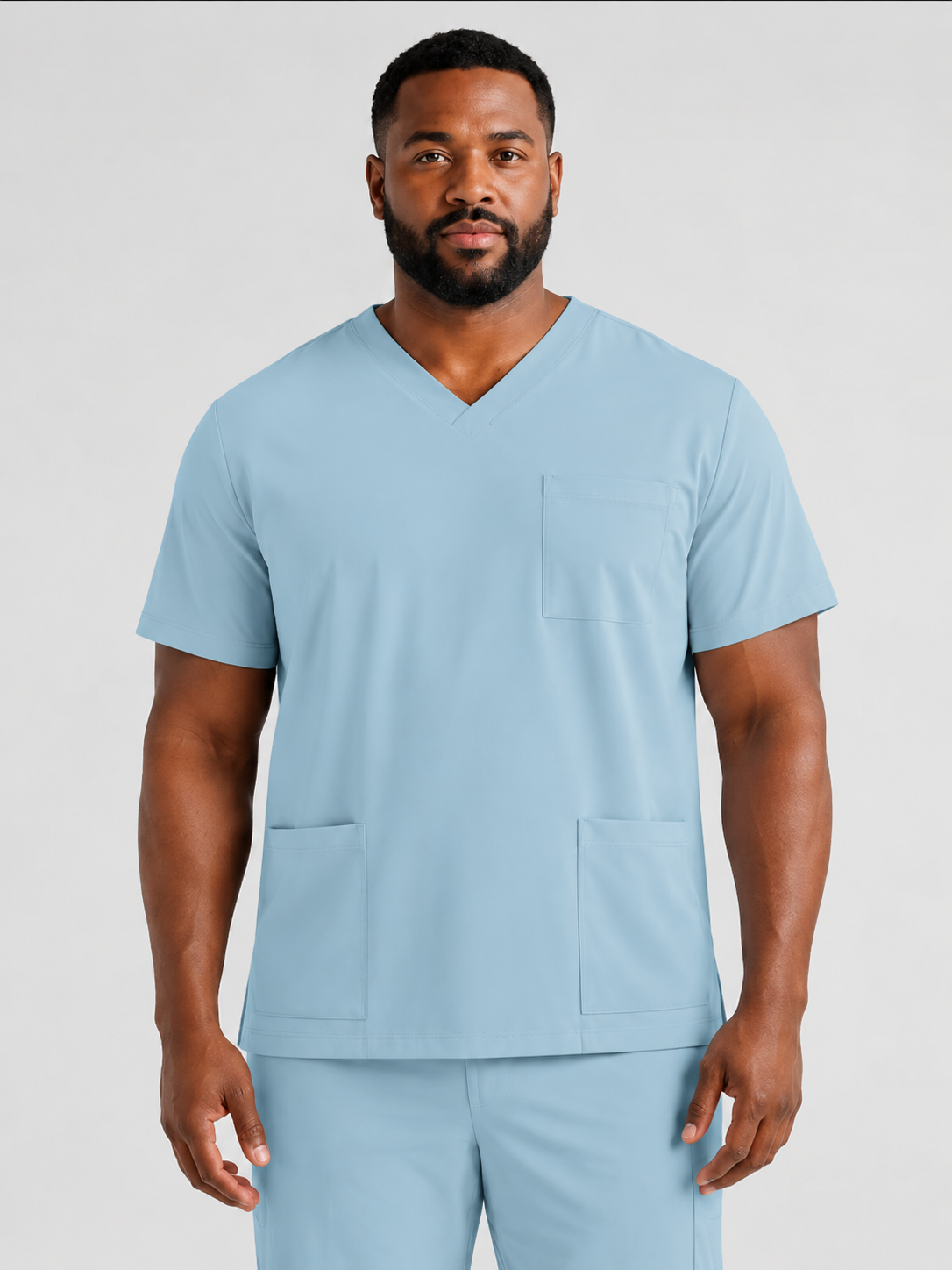 Men's Sana Triple Pocket Scrub Top