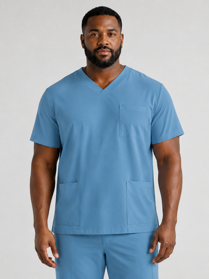 Men's Sana Triple Pocket Scrub Top