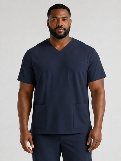Men's Sana Triple Pocket Scrub Top