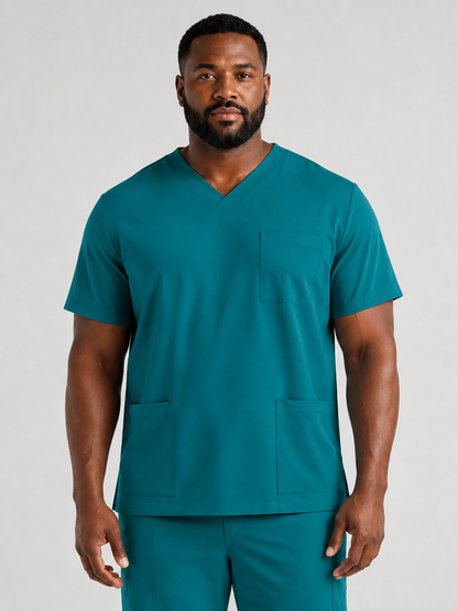 Men's Sana Triple Pocket Scrub Top