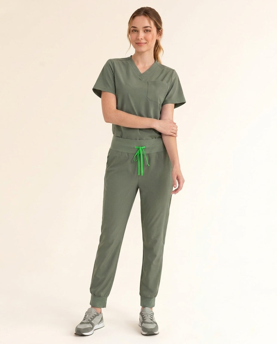 Women's Cura Basic Rune Classic Scrub Set