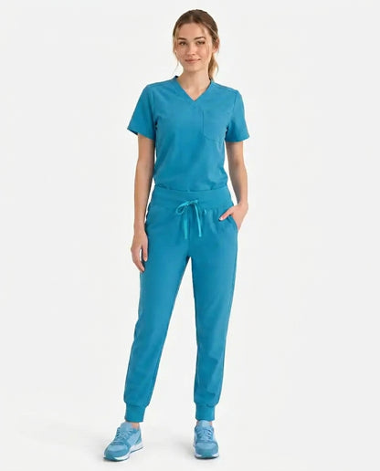 Women's Cura Basic Rune Classic Scrub Set