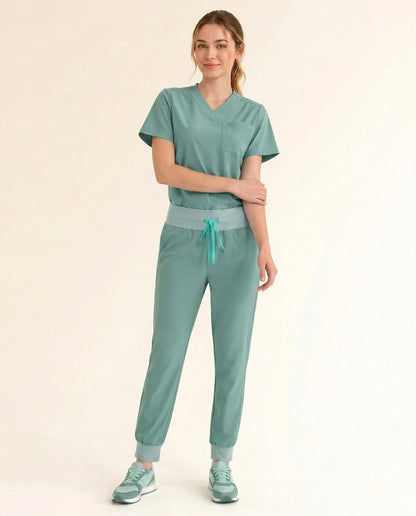 Women's Cura Basic Rune Classic Scrub Set