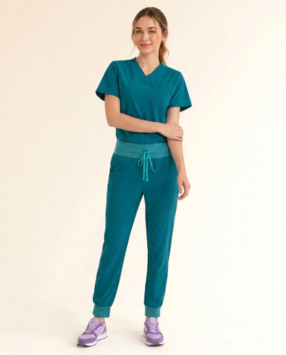 Women's Cura Basic Rune Classic Scrub Set