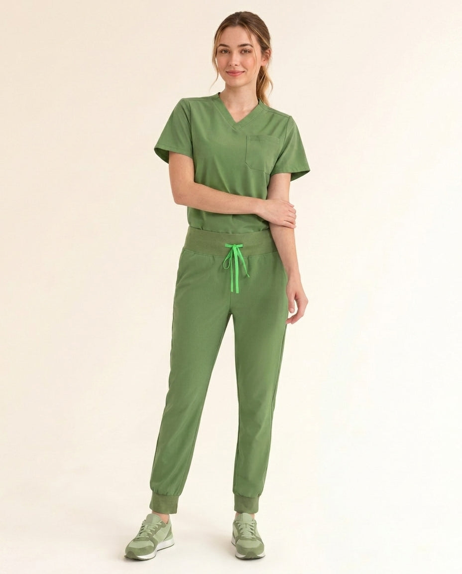 Women's Cura Basic Rune Classic Scrub Set