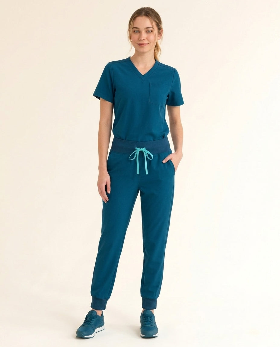 Women's Cura Basic Rune Classic Scrub Set