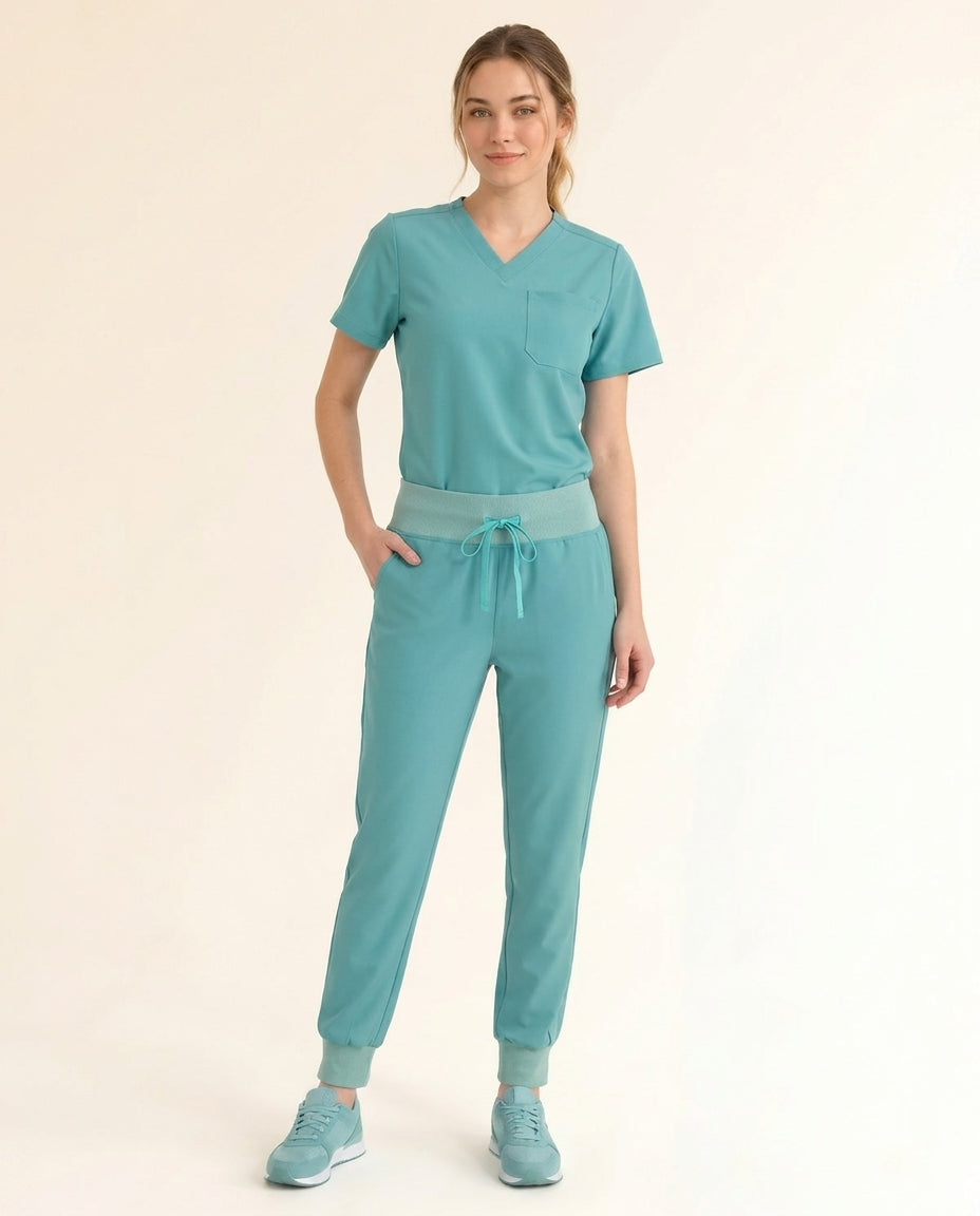 Women's Cura Basic Rune Classic Scrub Set