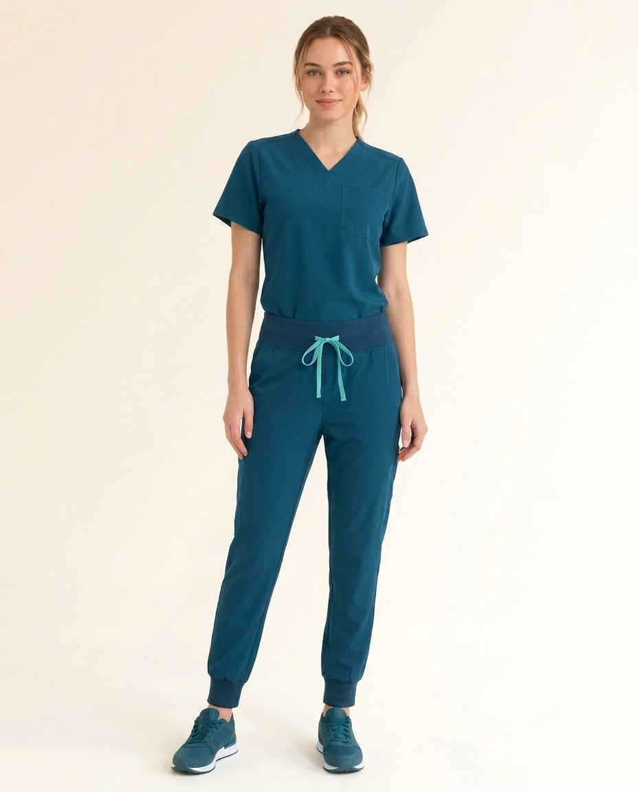 Women's Cura Basic Rune Classic Scrub Set