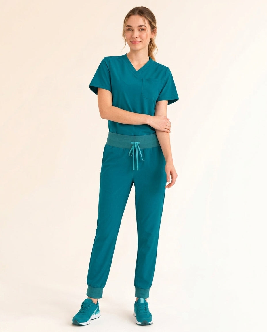 Women's Cura Basic Rune Classic Scrub Set