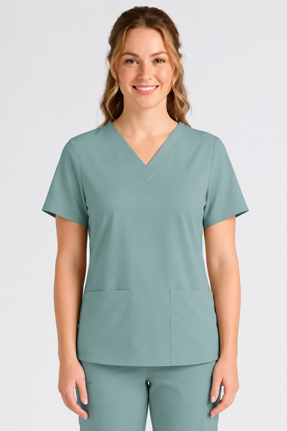 Women's Cura DualPocket Scrub Top