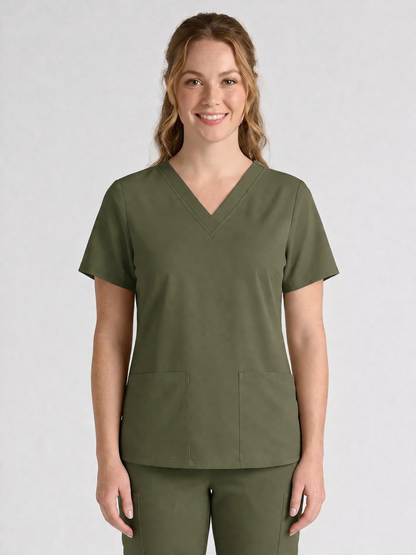 Women's Cura DualPocket Scrub Top