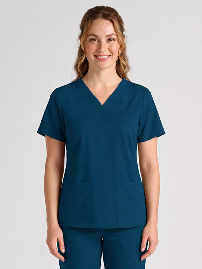 Women's Cura DualPocket Scrub Top