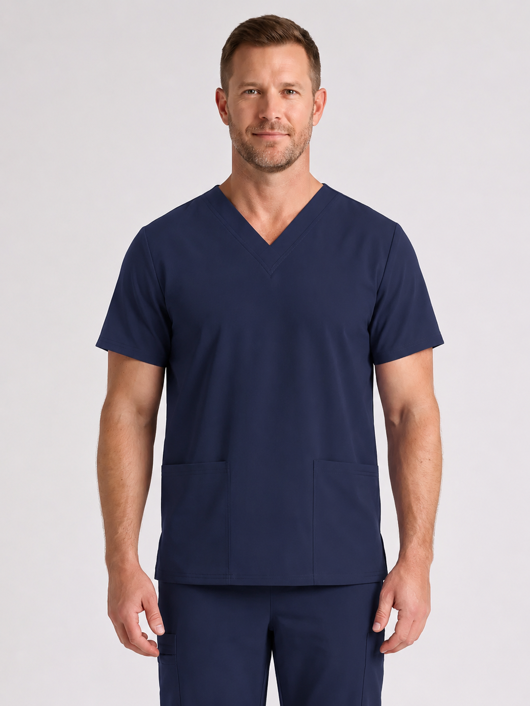 Men's Cura DualPocket Scrub Top
