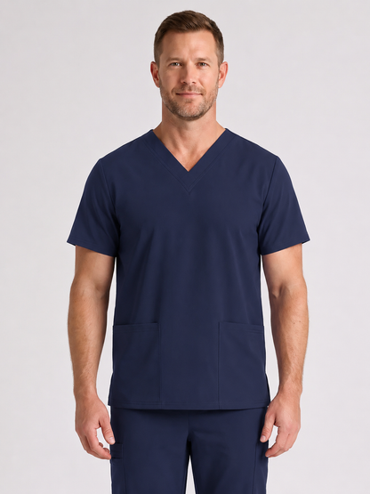 Men's Cura DualPocket Scrub Top