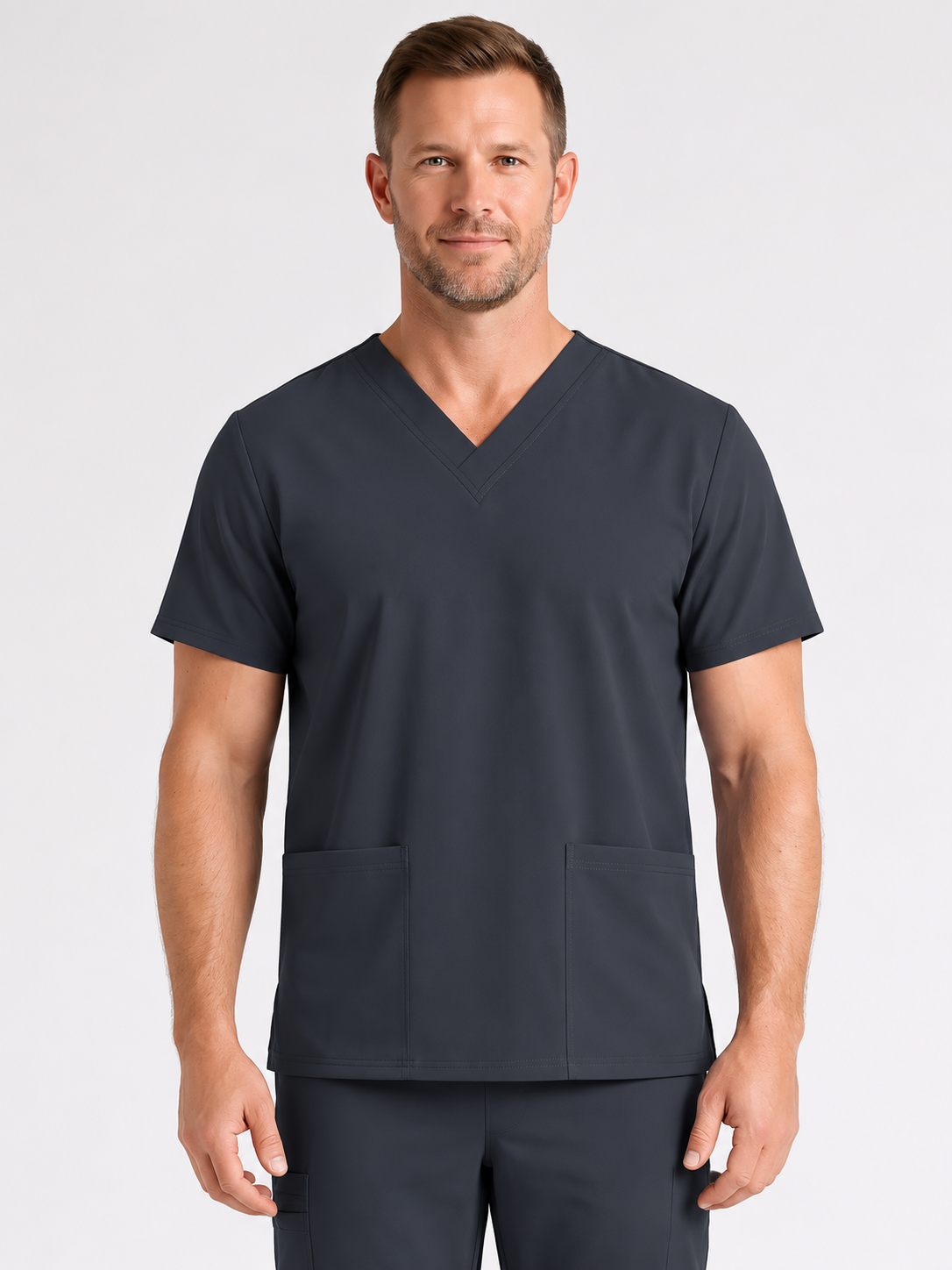 Men's Cura DualPocket Scrub Top