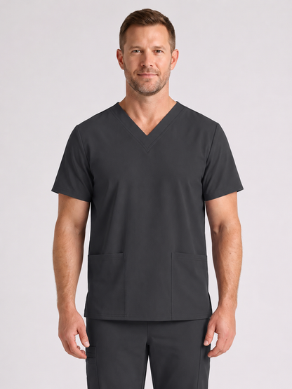 Men's Cura DualPocket Scrub Top