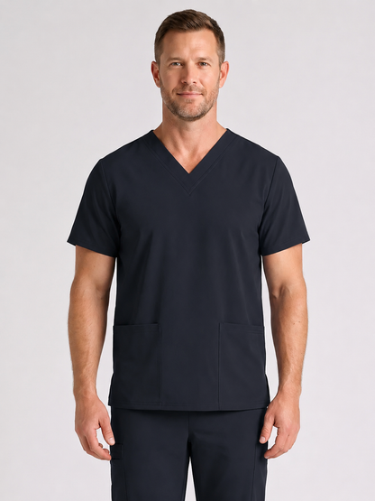 Men's Cura DualPocket Scrub Top