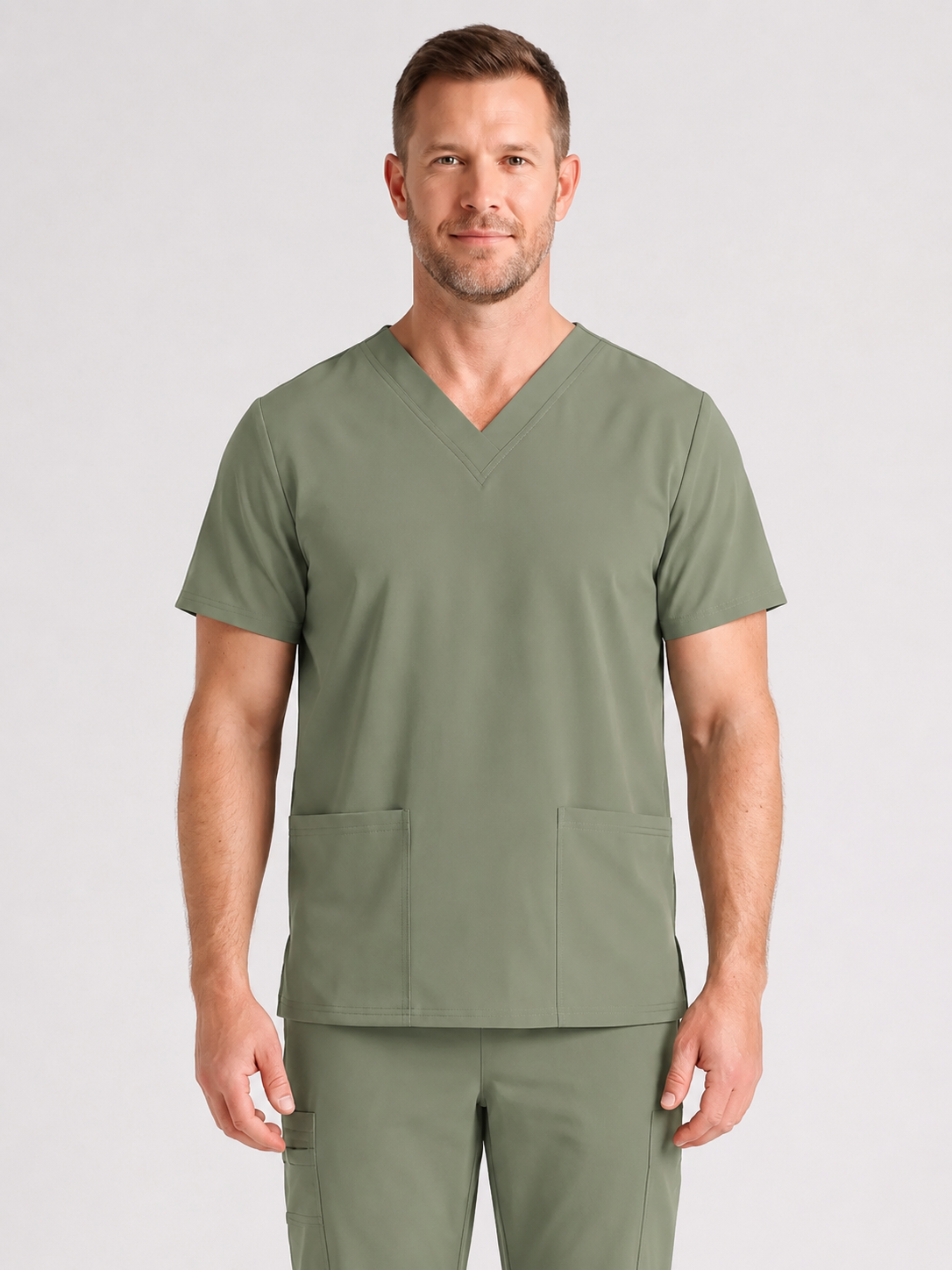 Men's Cura DualPocket Scrub Top