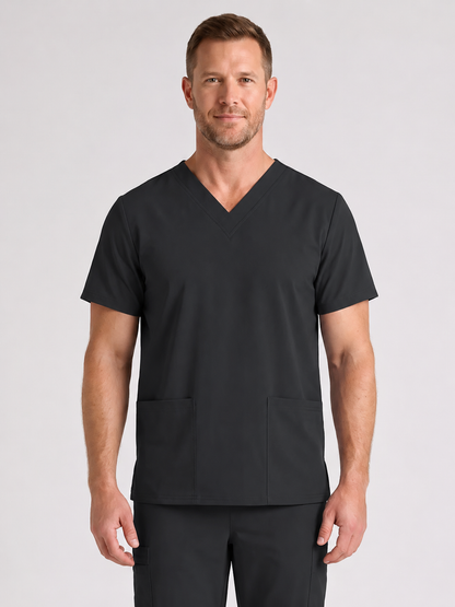 Men's Cura DualPocket Scrub Top