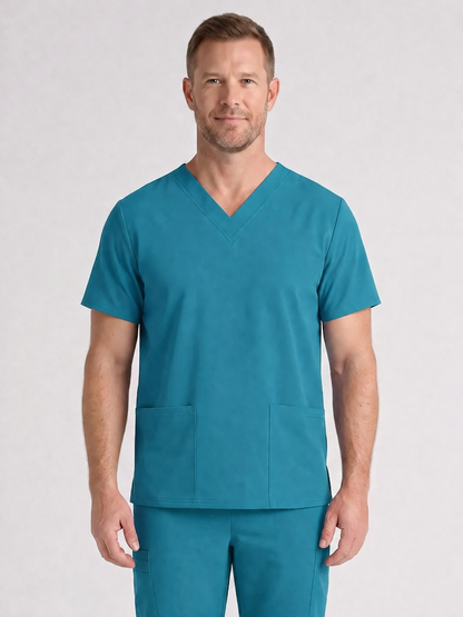 Men's Cura DualPocket Scrub Top