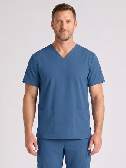Men's Cura DualPocket Scrub Top
