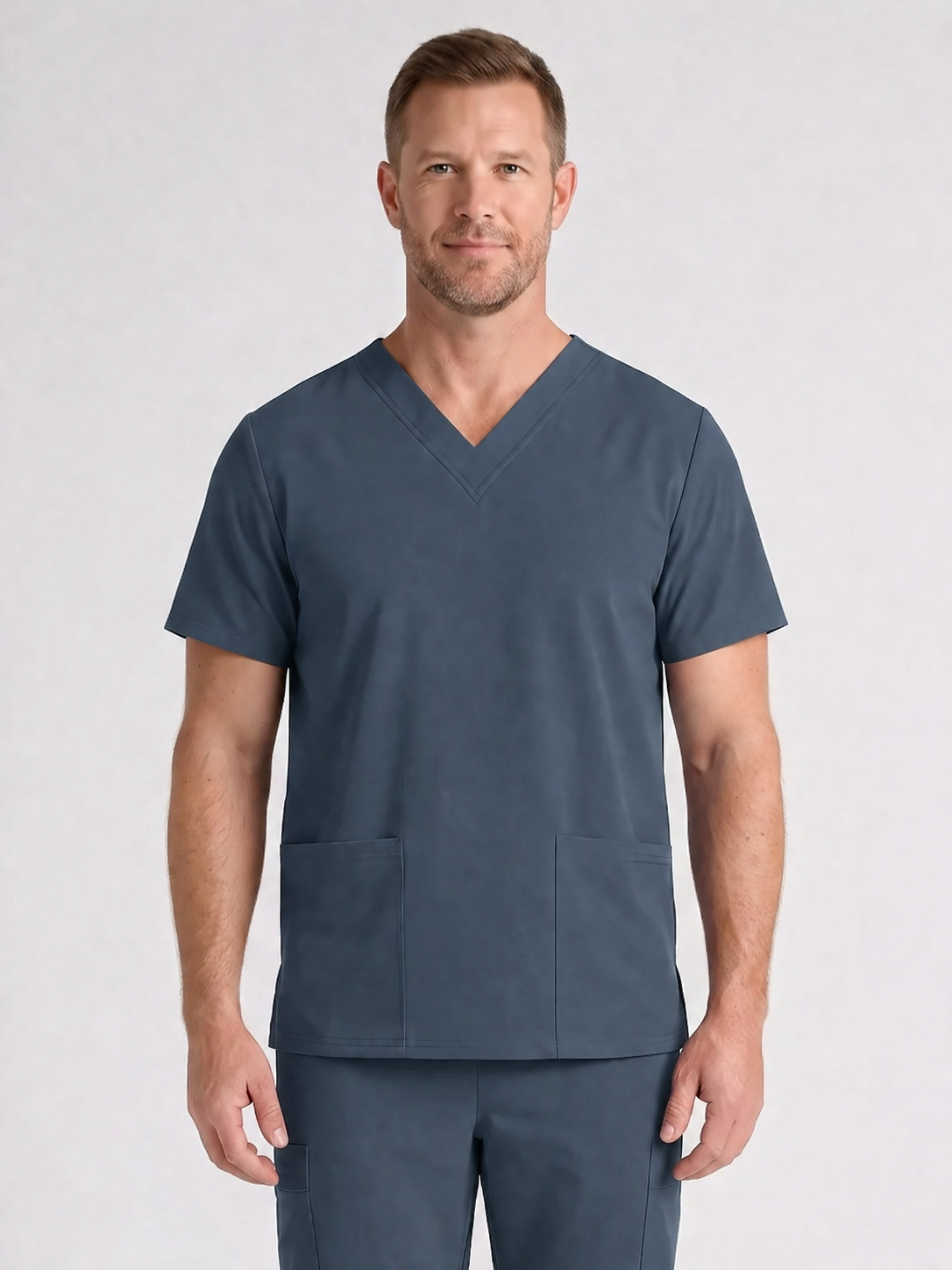 Men's Cura DualPocket Scrub Top