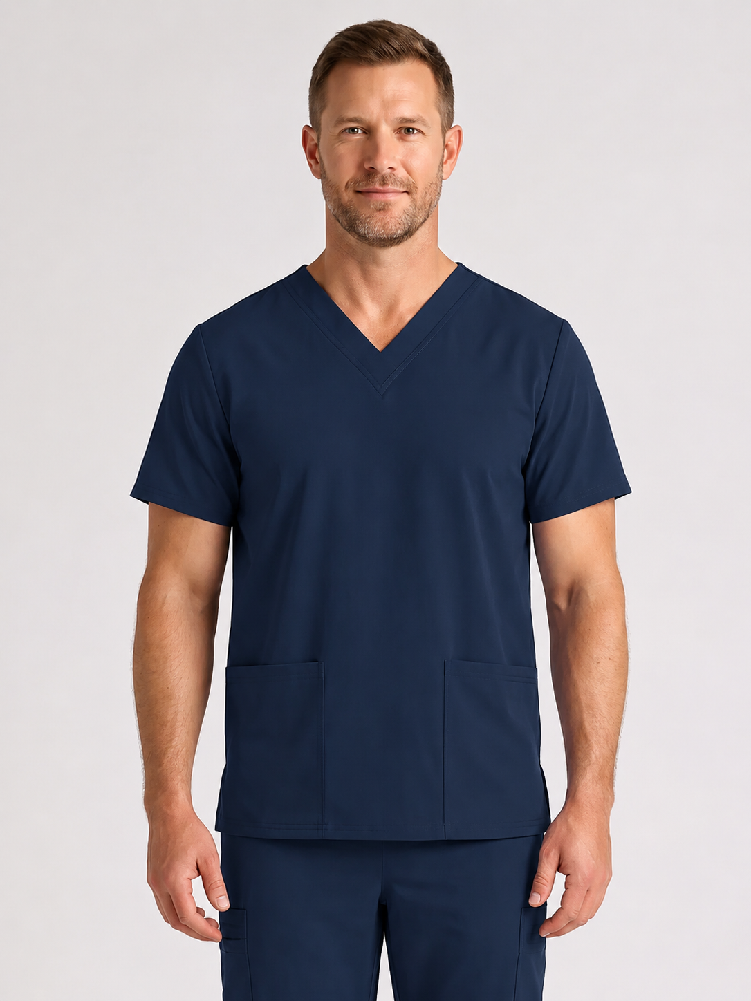 Men's Cura DualPocket Scrub Top