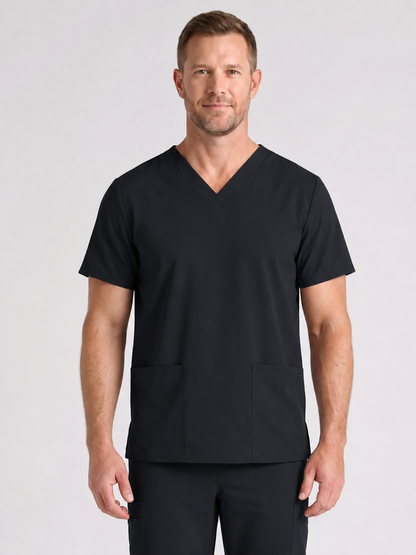 Men's Cura DualPocket Scrub Top