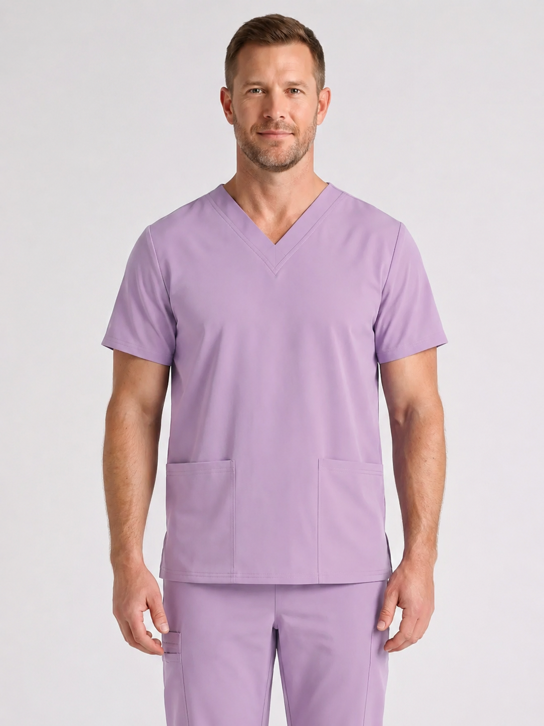 Men's Cura DualPocket Scrub Top