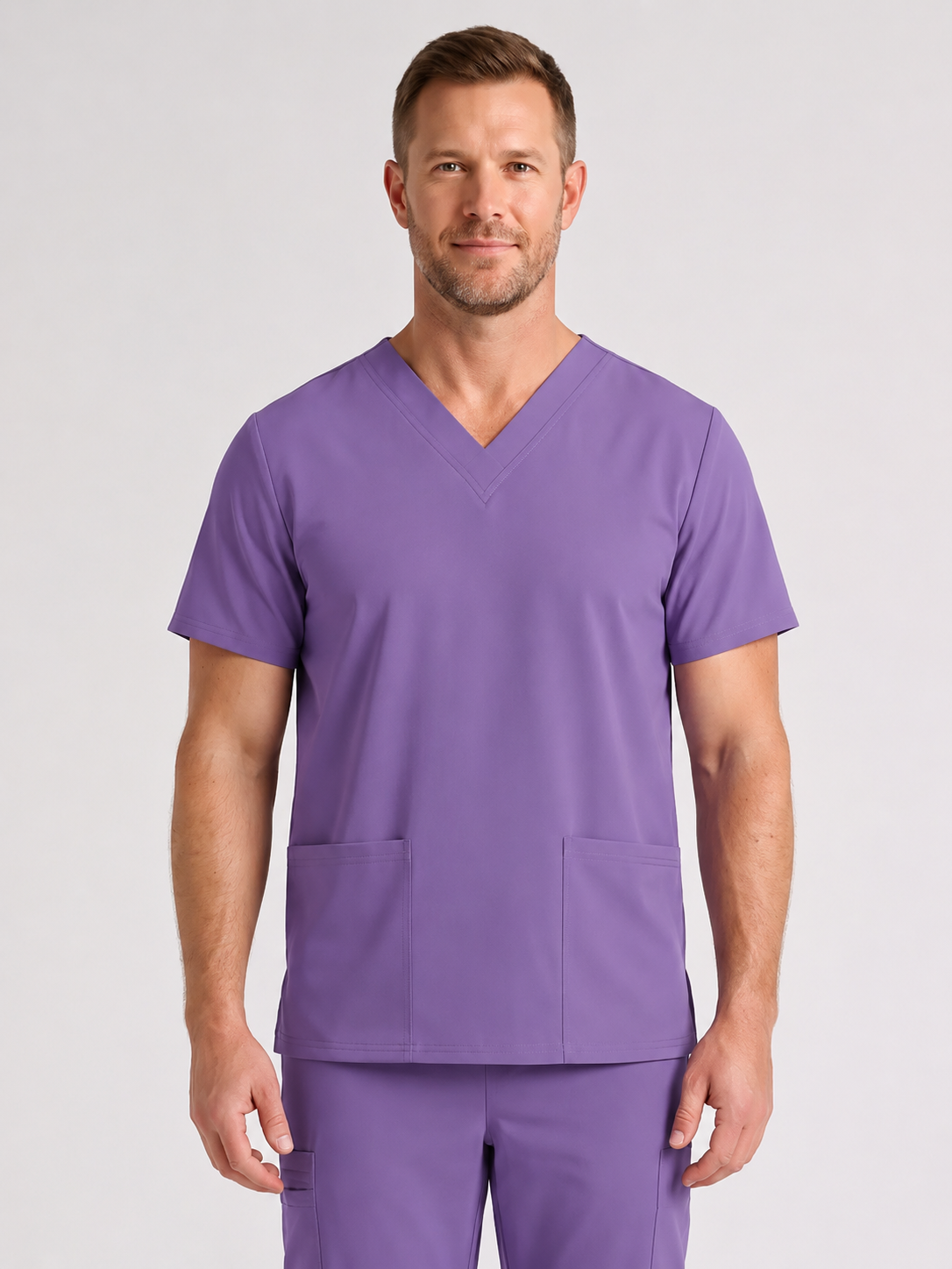 Men's Cura DualPocket Scrub Top