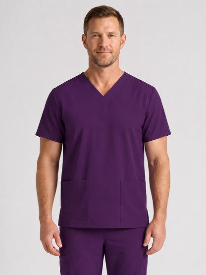 Men's Cura DualPocket Scrub Top