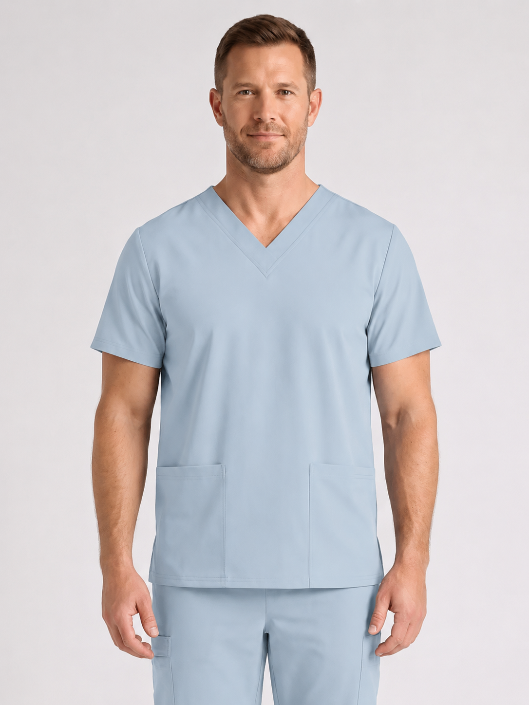 Men's Cura DualPocket Scrub Top
