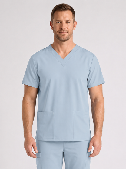 Men's Cura DualPocket Scrub Top