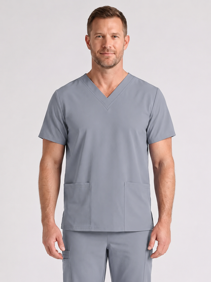 Men's Cura DualPocket Scrub Top