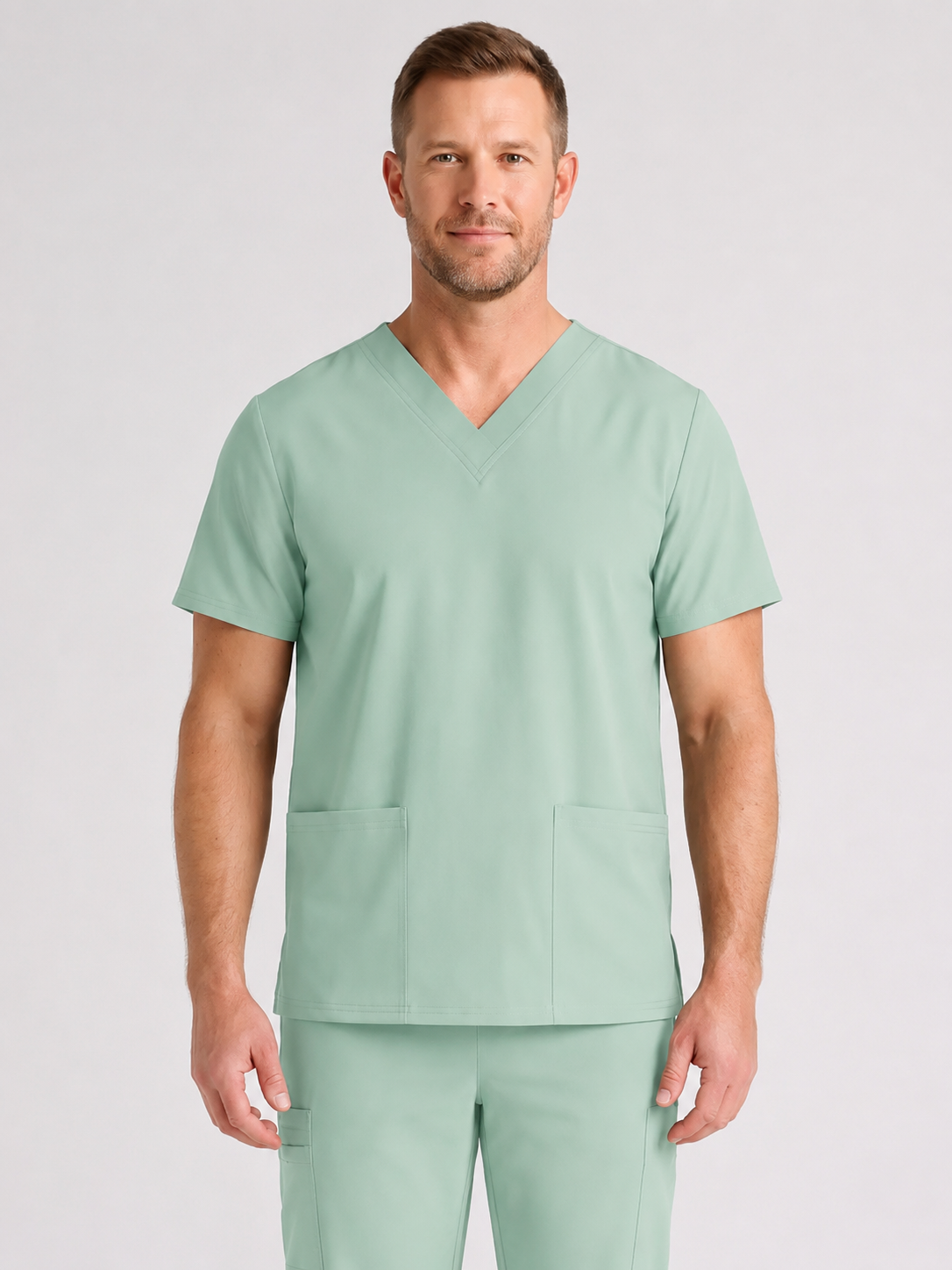 Men's Cura DualPocket Scrub Top