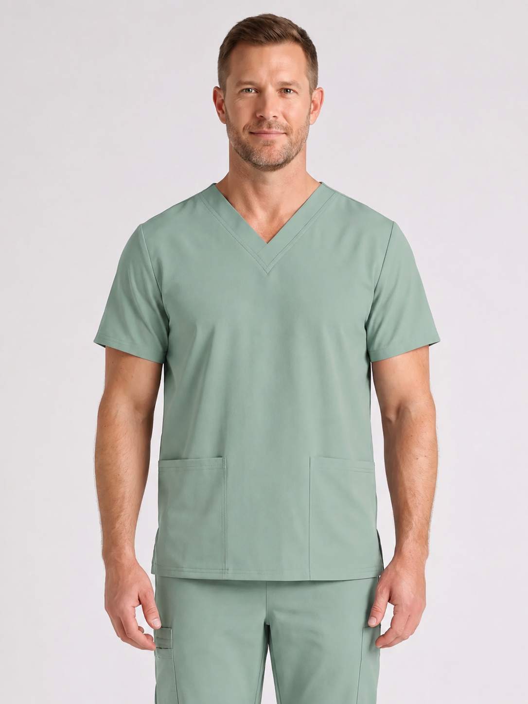 Men's Cura DualPocket Scrub Top
