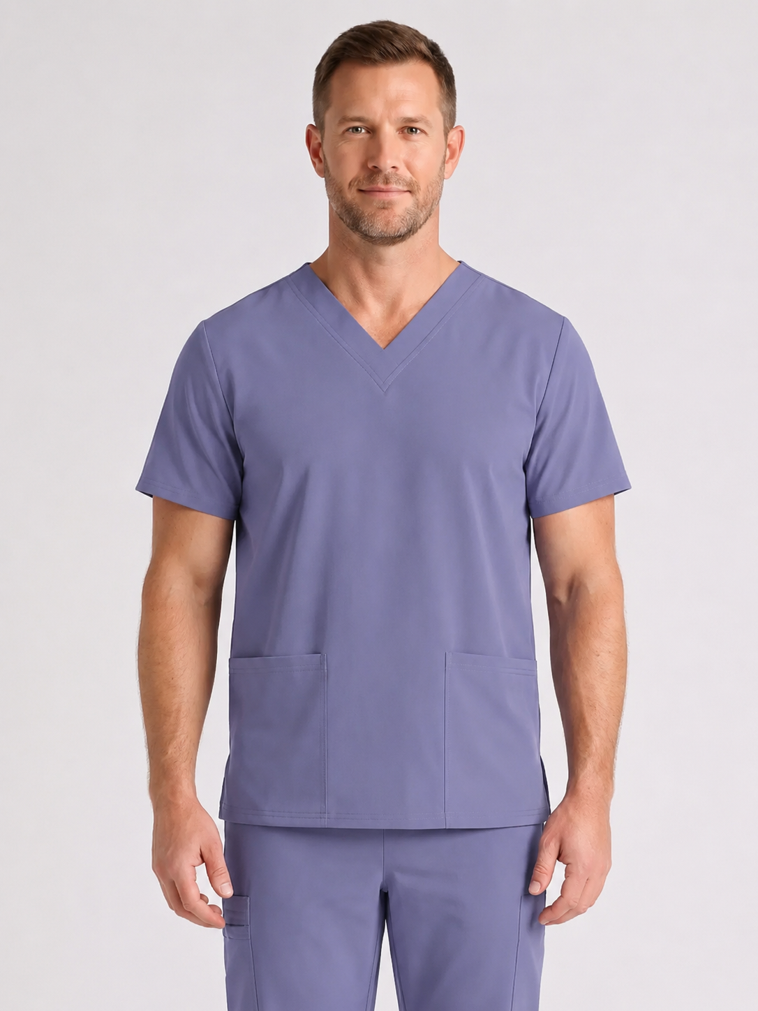 Men's Cura DualPocket Scrub Top