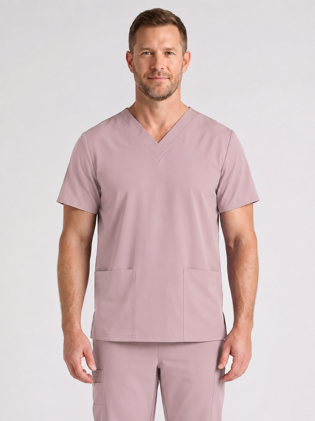 Men's Cura DualPocket Scrub Top