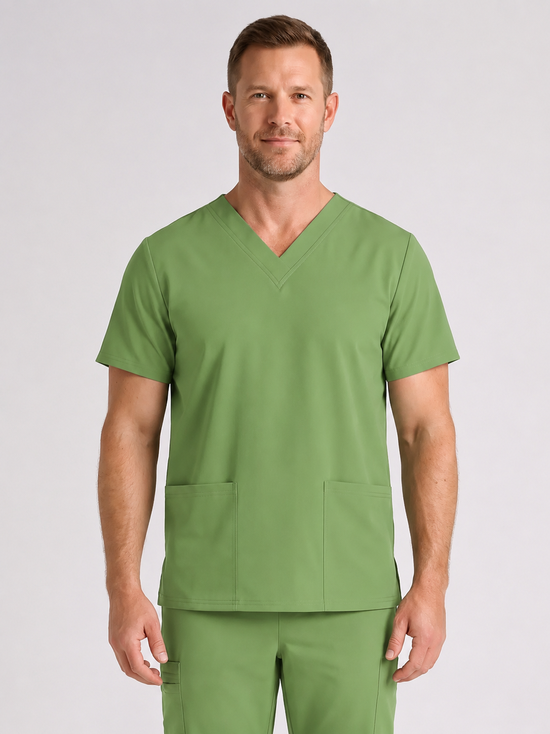 Men's Cura DualPocket Scrub Top