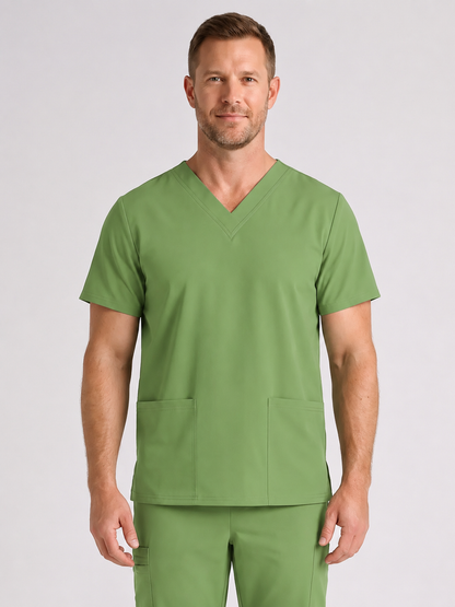 Men's Cura DualPocket Scrub Top