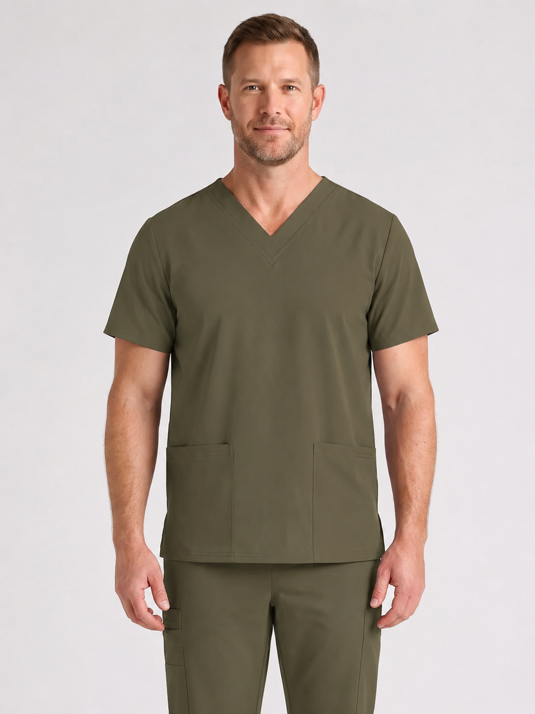 Men's Cura DualPocket Scrub Top