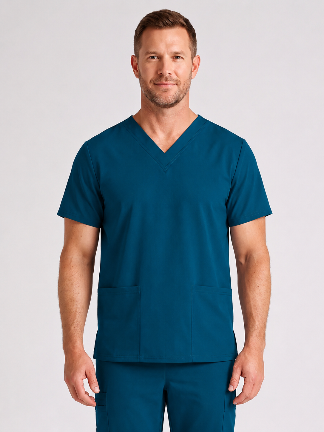 Men's Cura DualPocket Scrub Top