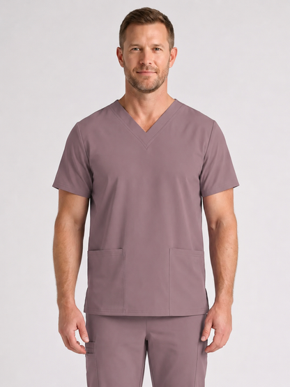 Men's Cura DualPocket Scrub Top