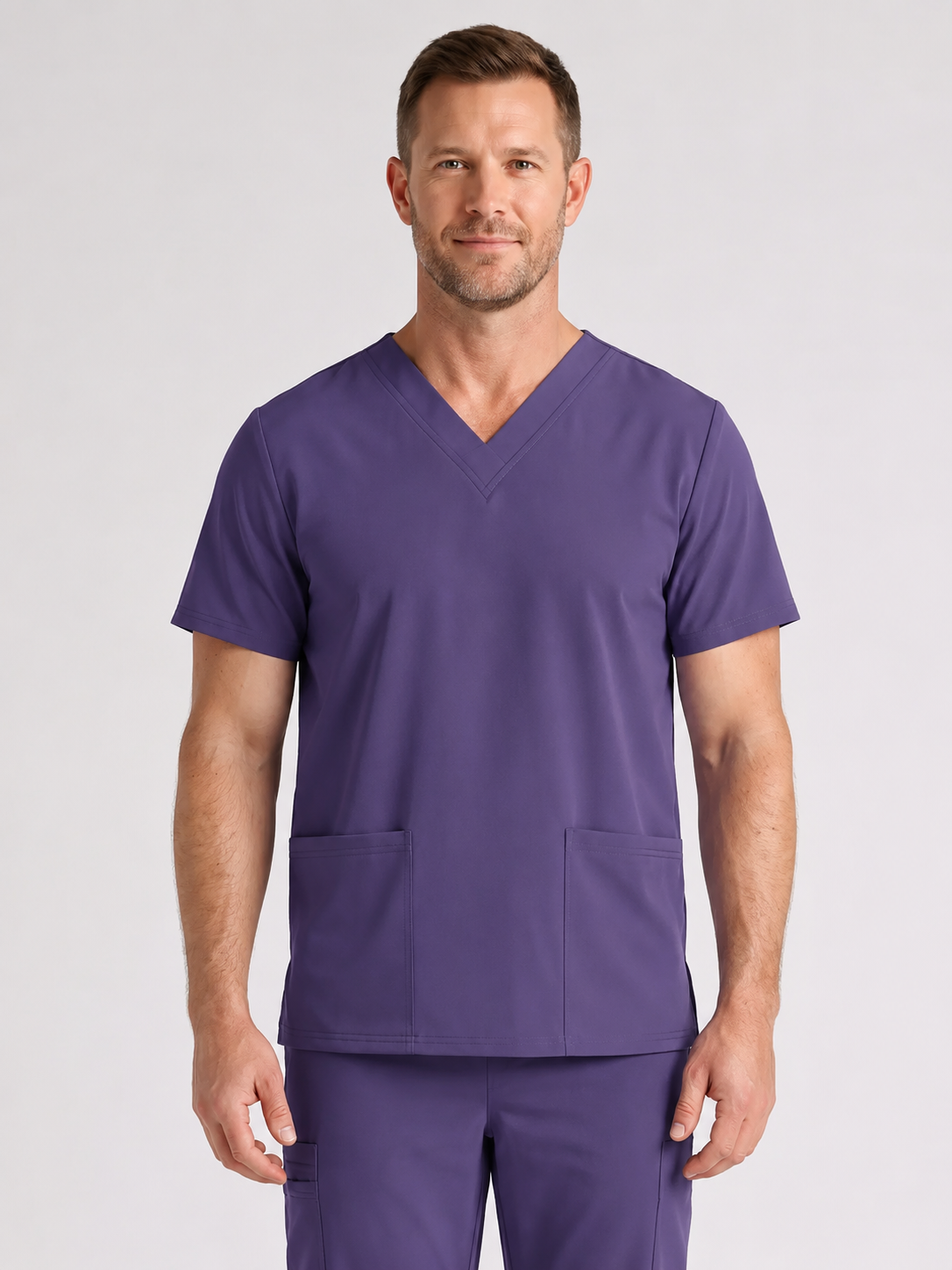 Men's Cura DualPocket Scrub Top