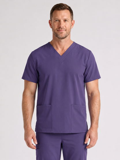 Men's Cura DualPocket Scrub Top