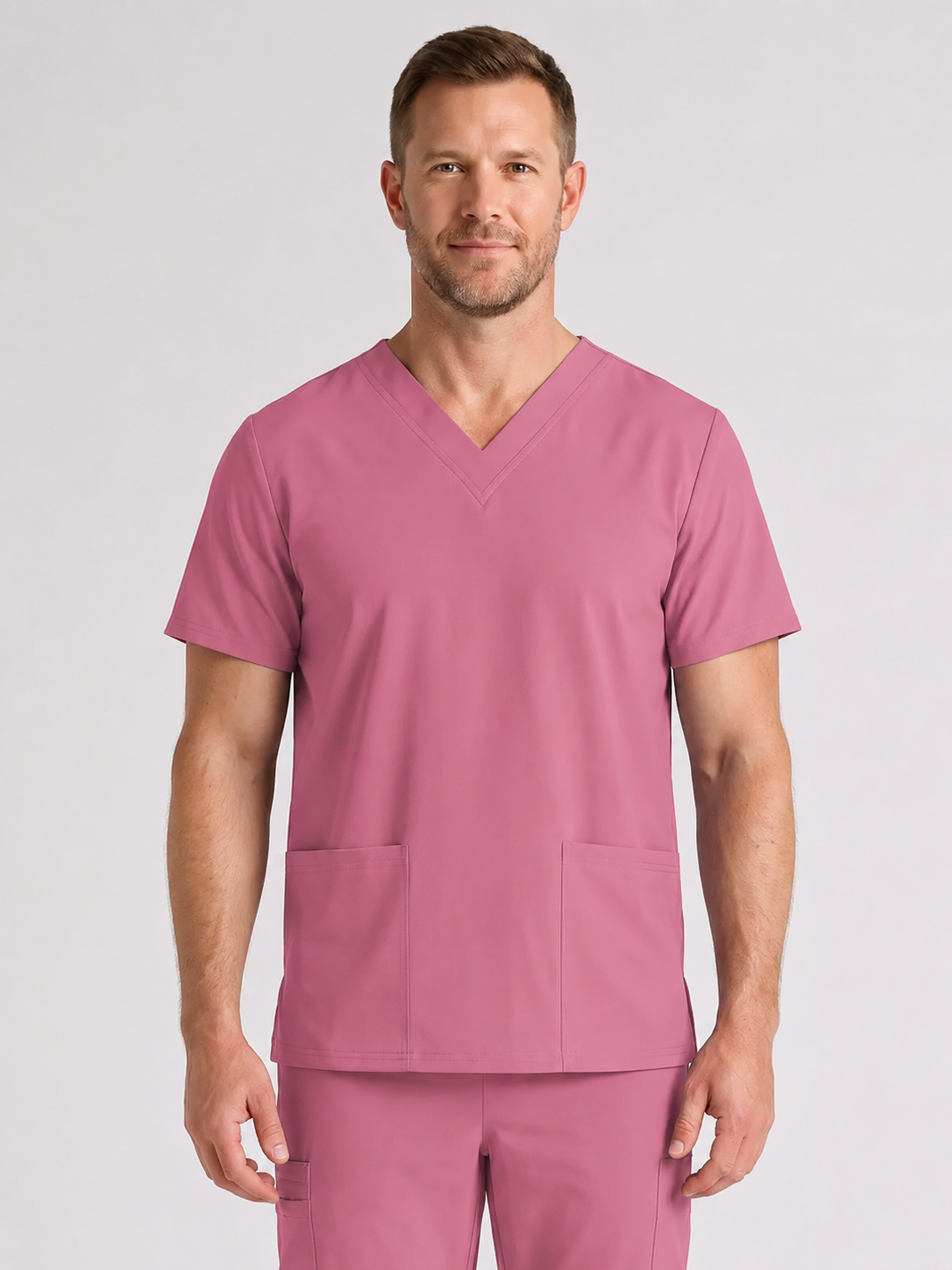 Men's Cura DualPocket Scrub Top